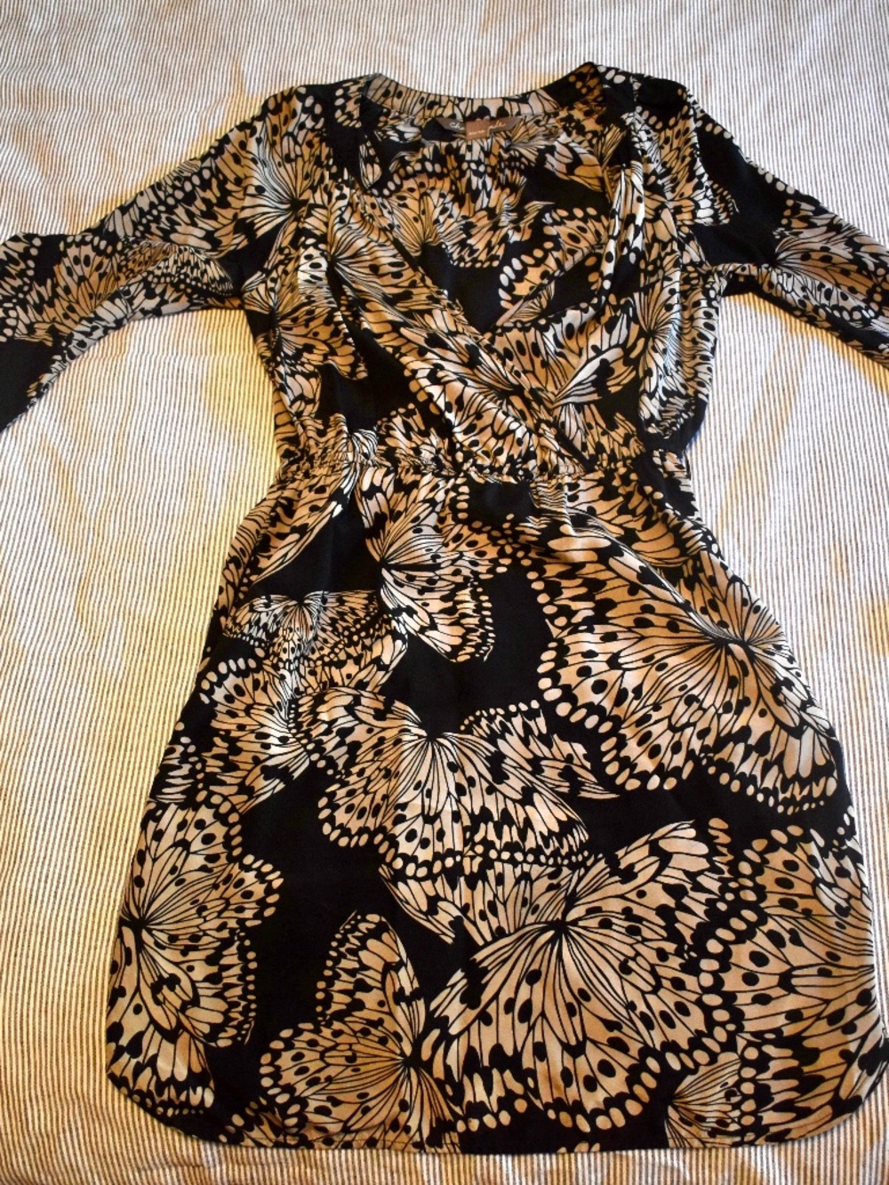 100% Silk Butterfly Dress